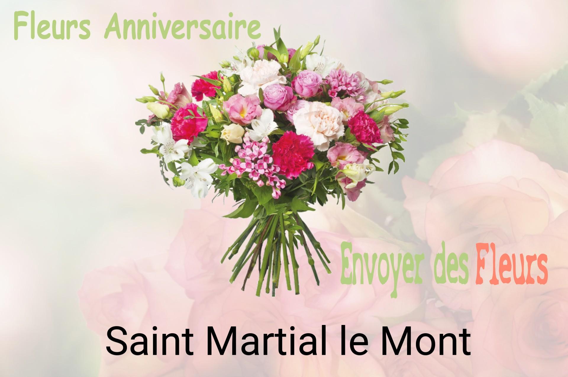 Bouquet de fleurs d’anniversaire livré à Saint-Martial-le-Mont