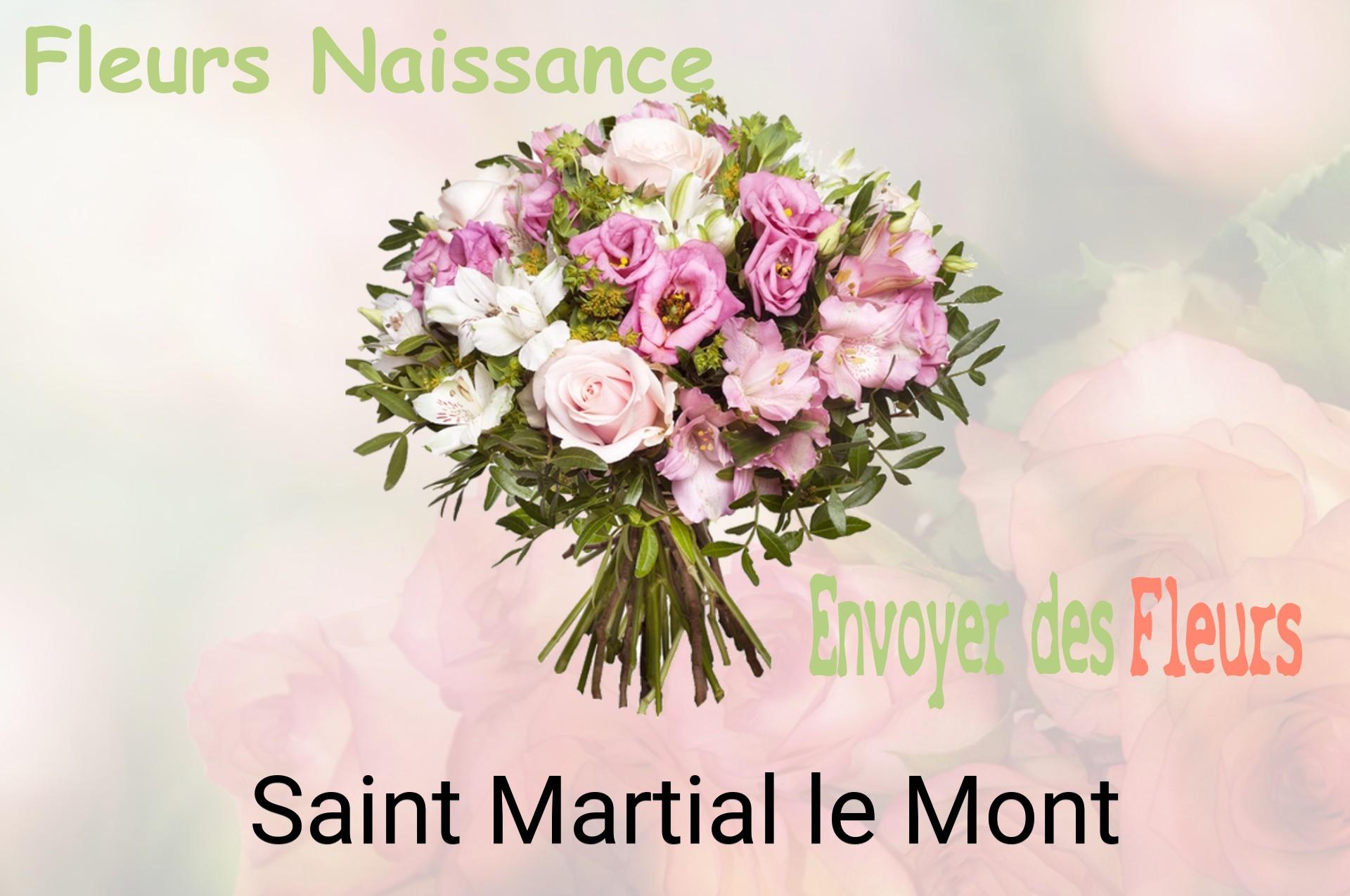Bouquet de fleurs de naissance livré à Saint-Martial-le-Mont