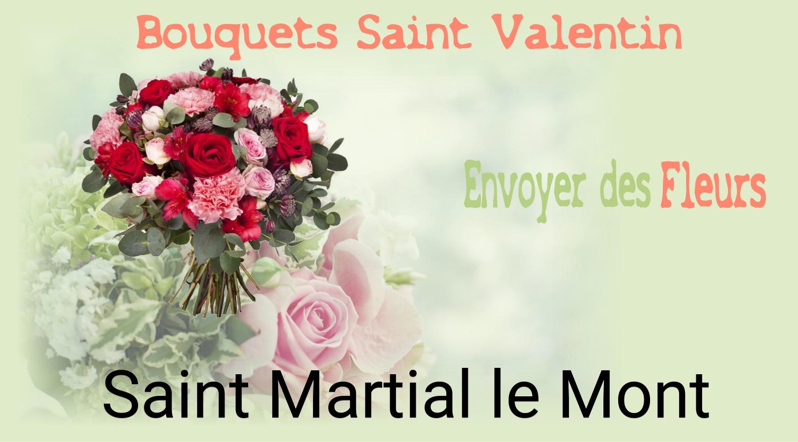 Roses de Saint-Valentin livrées à Saint-Martial-le-Mont
